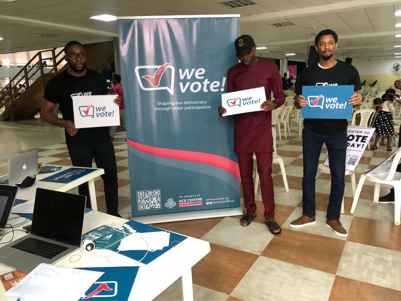 WeVote targets youth and first time voters at RCCG with voter education, awareness and registration